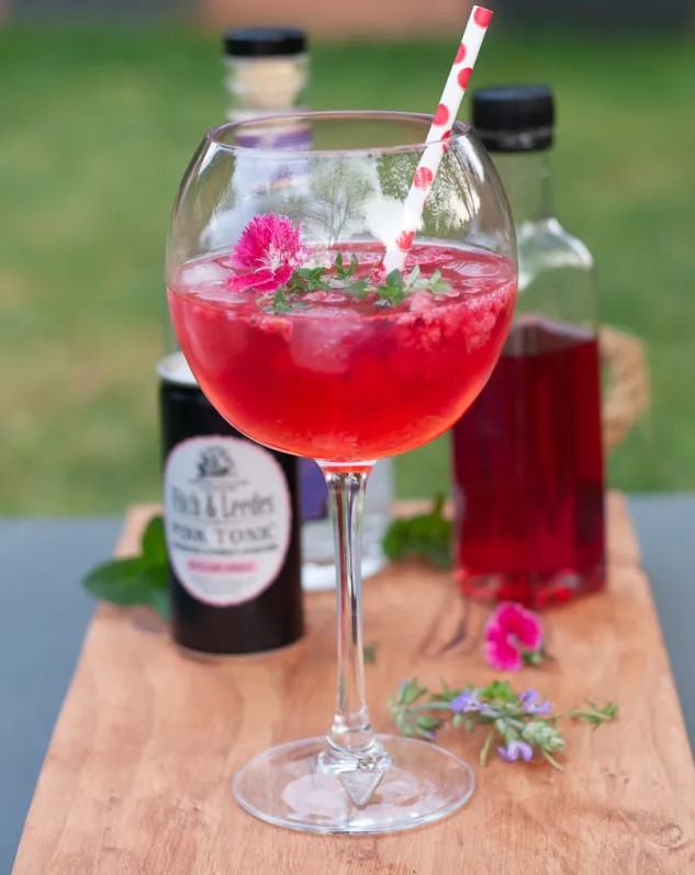 Gin Rose coctail